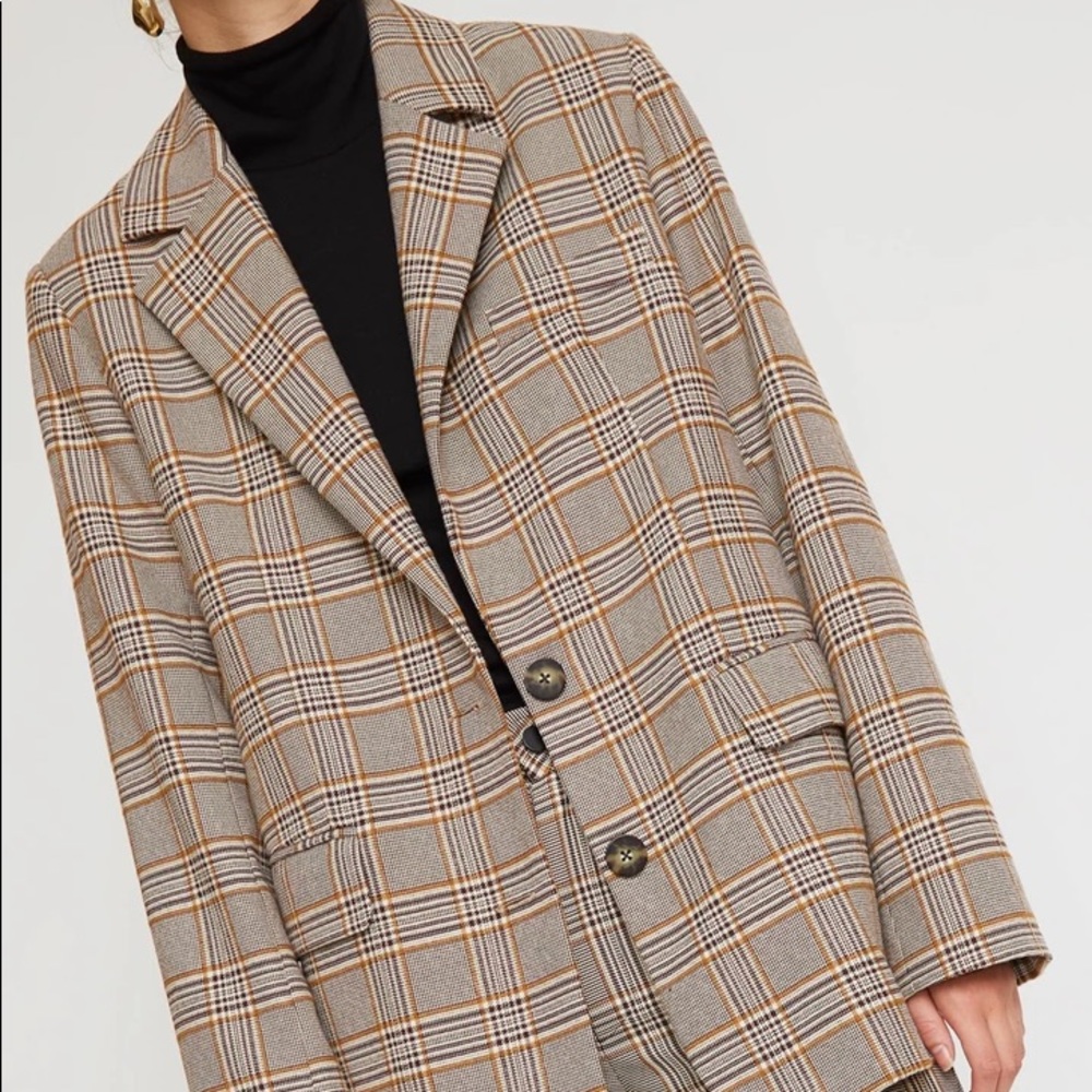 No. 6 Plaid Blazer